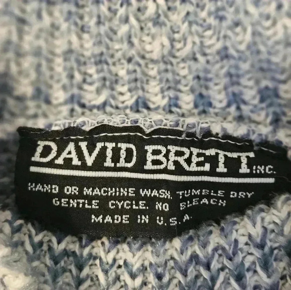 David Brett  Sweater 70% Cotton 30% Polyester EUC - Picture 4 of 8